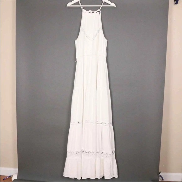 NWOT Mi Ami White Crocheted Tiered Dress - Picture 9 of 16